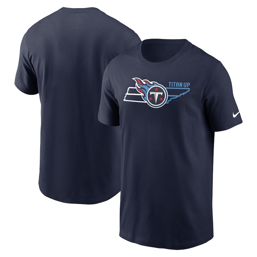 Tennessee Titans Football Navy Essential Local Phrase T-Shirt - Man Tennessee Titans Football Navy Essential Local Phrase T-Shirt - Man