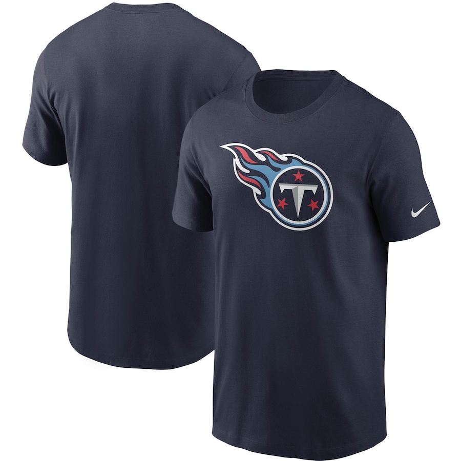 Tennessee Titans Football Navy Primary Logo T-Shirt - Man