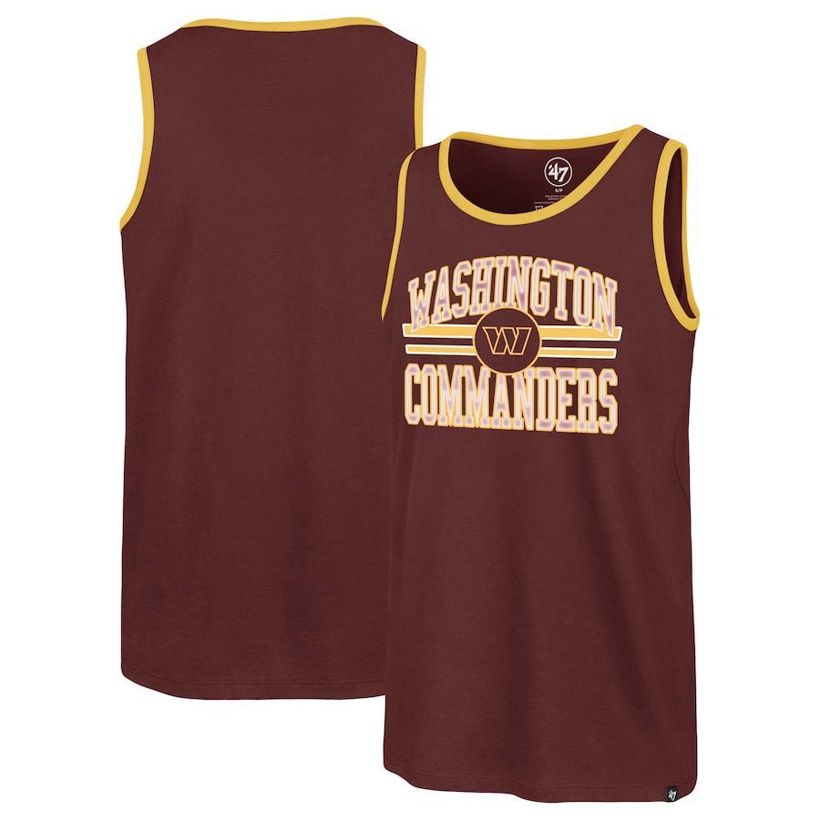 Washington Commanders '47 Burgundy Winger Franklin Tank Top - Man Washington Commanders '47 Burgundy Winger Franklin Tank Top - Man