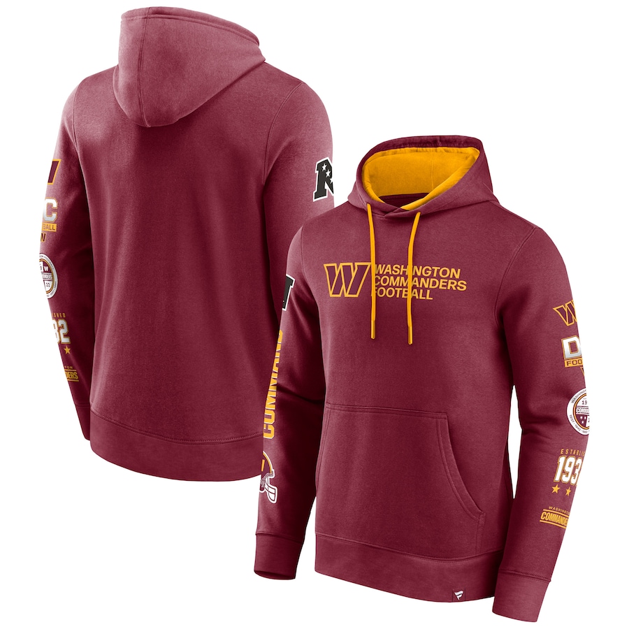 Washington Commanders Burgundy Extra Innings Pullover Hoodie - Man