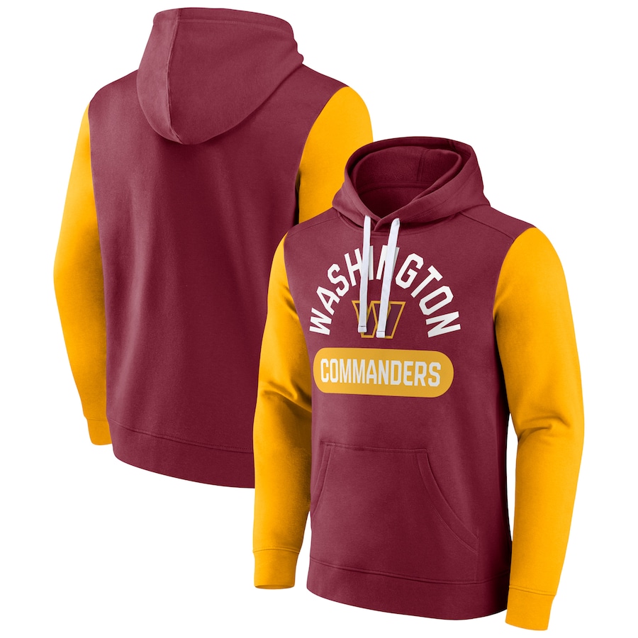 Washington Commanders Burgundy Extra Point Pullover Hoodie - Man