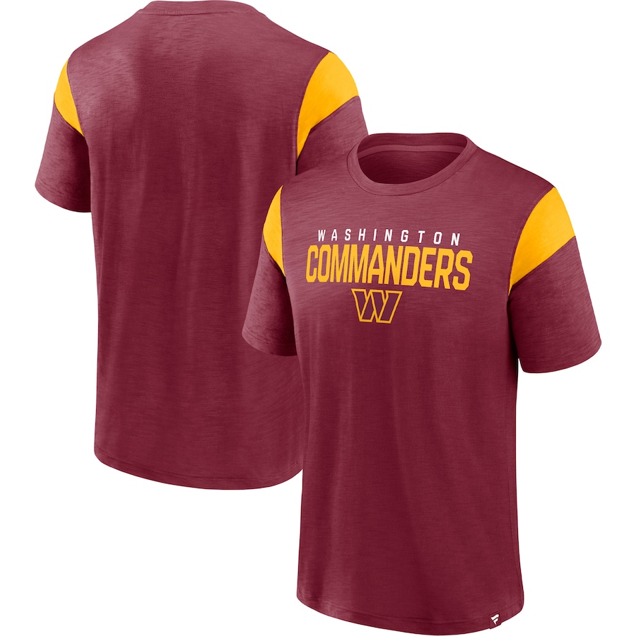 Washington Commanders Burgundy Home Stretch Team T-Shirt - Man Washington Commanders Burgundy Home Stretch Team T-Shirt - Man