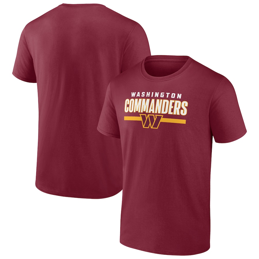 Washington Commanders Burgundy Speed & Agility T-Shirt - Man Washington Commanders Burgundy Speed & Agility T-Shirt - Man