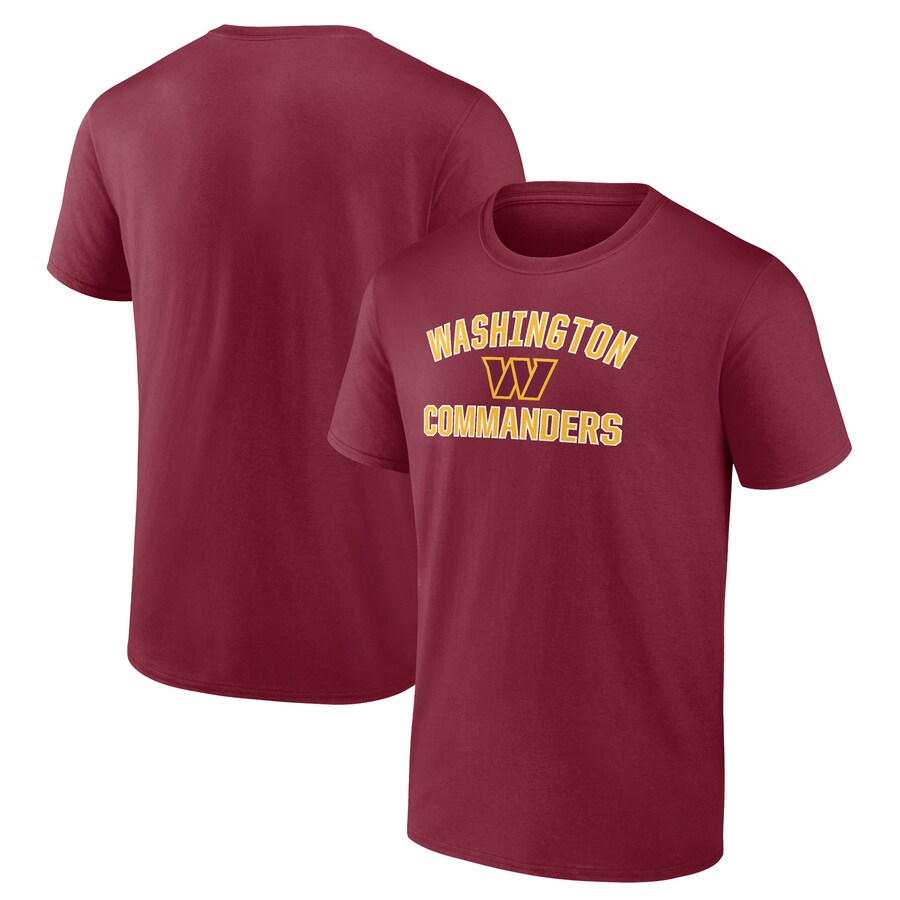 Washington Commanders Burgundy Team Victory Arch T-Shirt - Man Washington Commanders Burgundy Team Victory Arch T-Shirt - Man