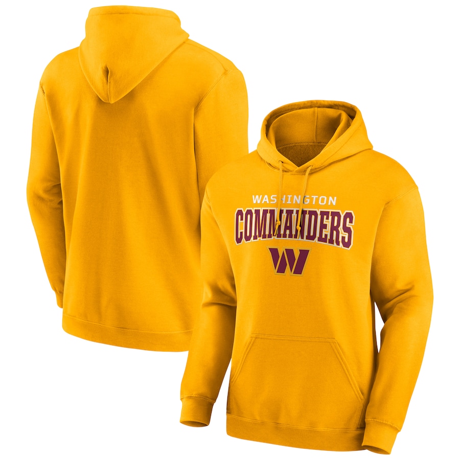 Washington Commanders Gold Continued Dynasty Pullover Hoodie - Man