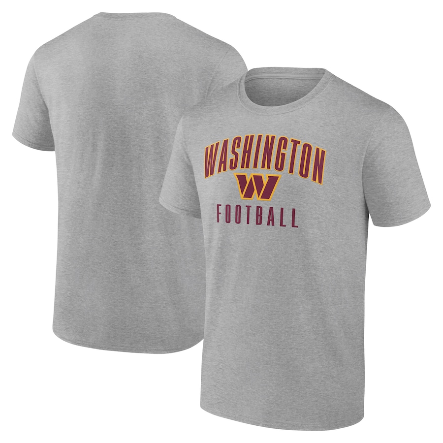 Washington Commanders Heather Gray Game Legend T-Shirt - Man Washington Commanders Heather Gray Game Legend T-Shirt - Man