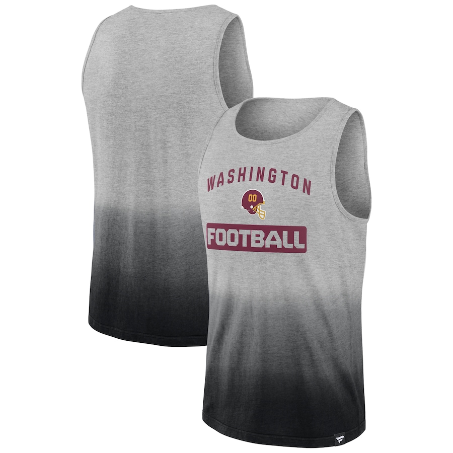 Washington Commanders Heathered Gray/Black Our Year Tank Top - Man Washington Commanders Heathered Gray/Black Our Year Tank Top - Man