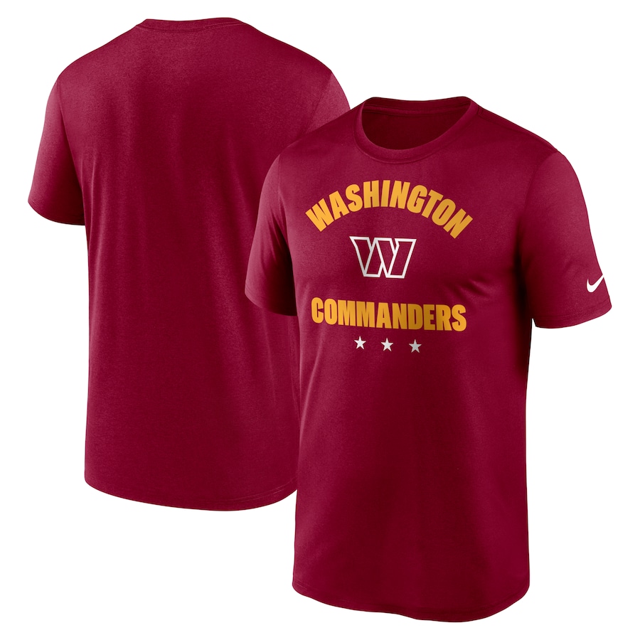 Washington Commanders Football Burgundy Arch Legend T-Shirt - Man