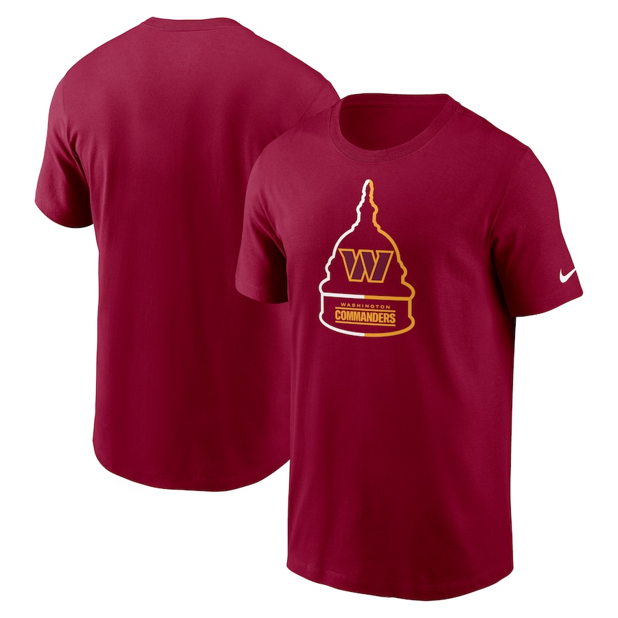 Washington Commanders Football Burgundy Essential Local Phrase T-Shirt - Man
