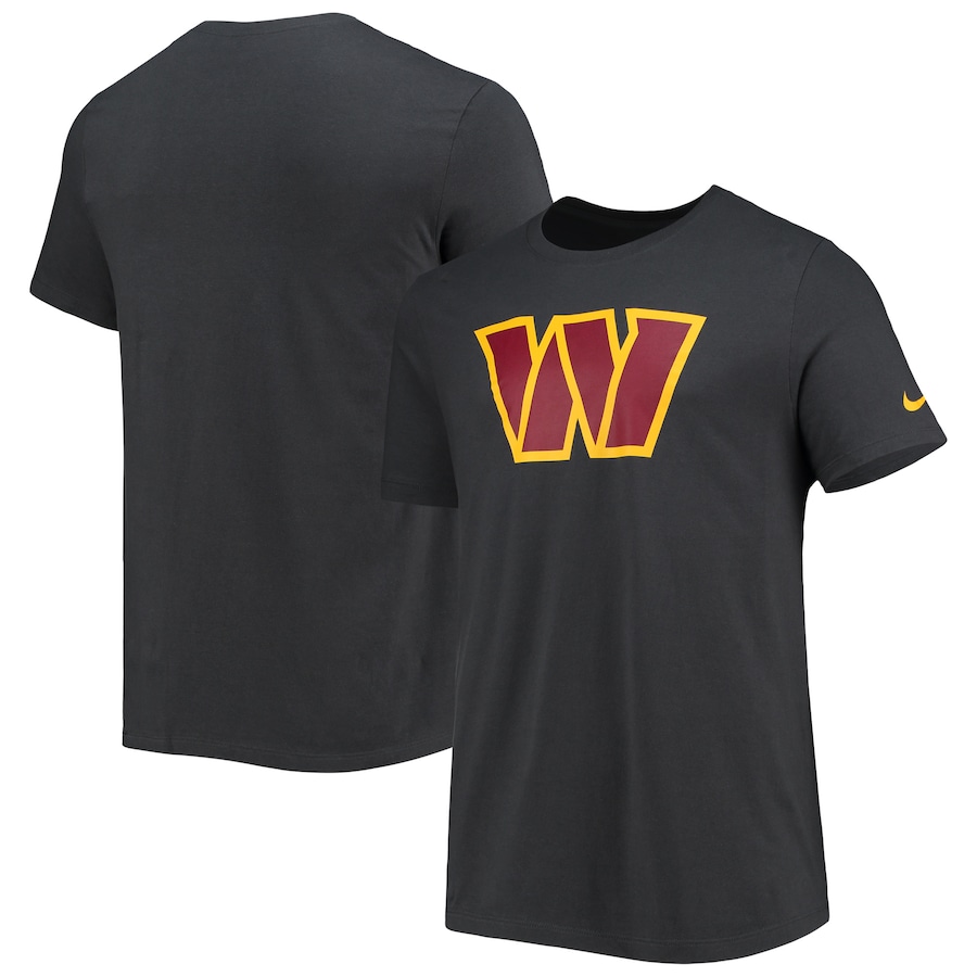 Washington Commanders Football Charcoal Primary Logo T-Shirt - Man