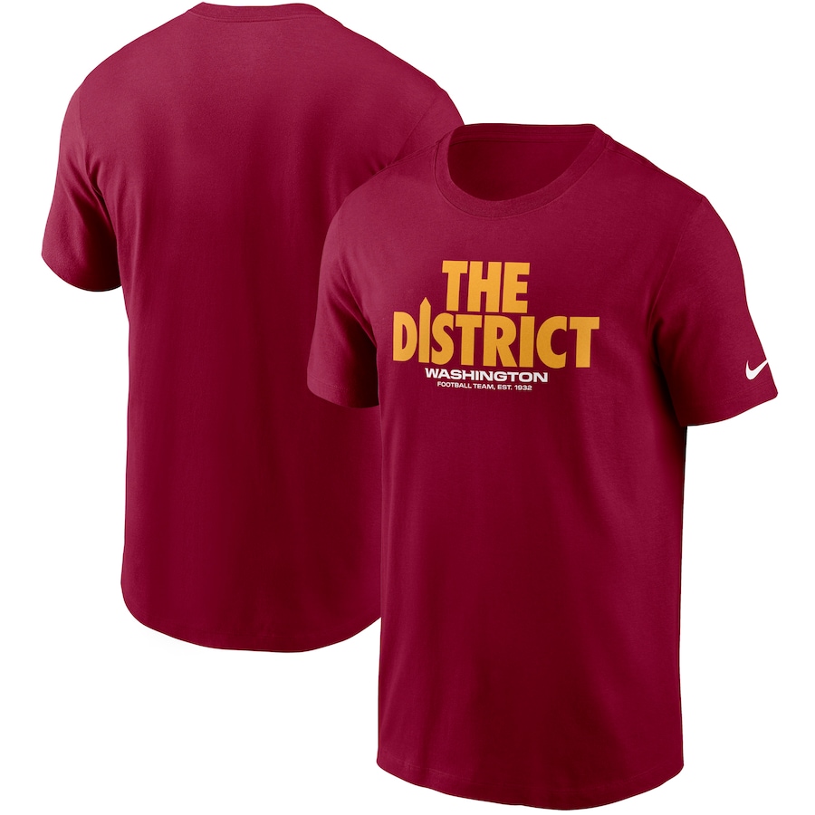 Washington Commanders Football Red Hometown Collection D1strict T-Shirt - Man