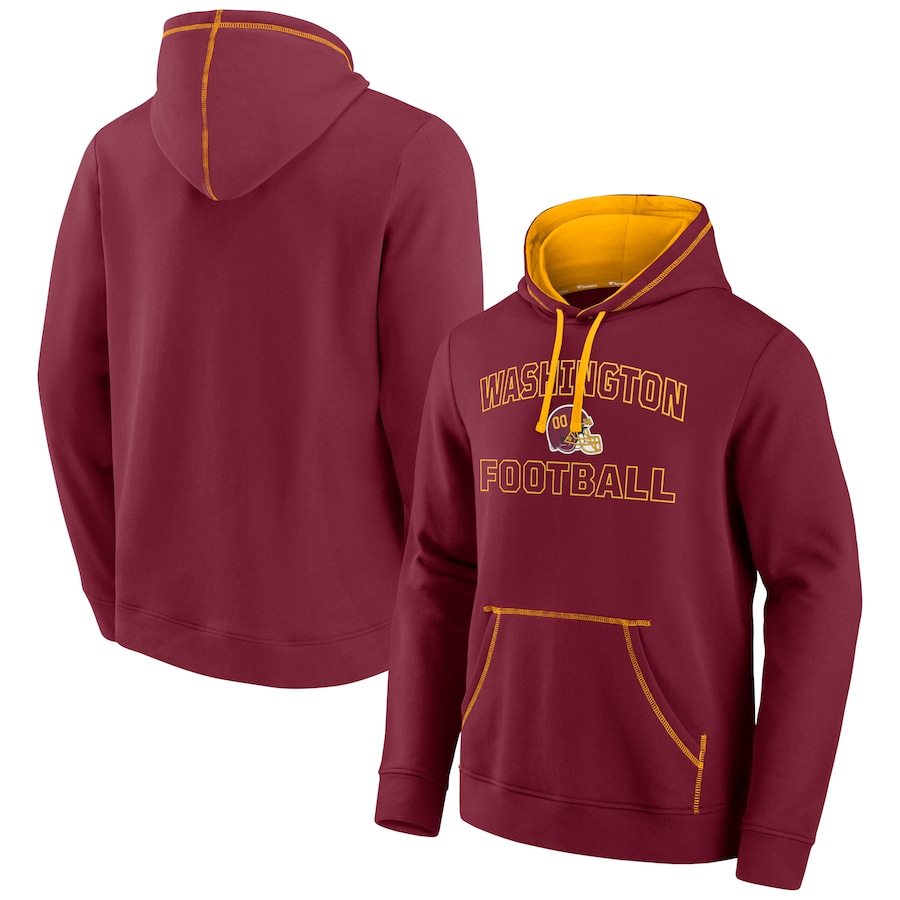 Washington Football Team Burgundy Tiebreaker Pullover Hoodie - Man