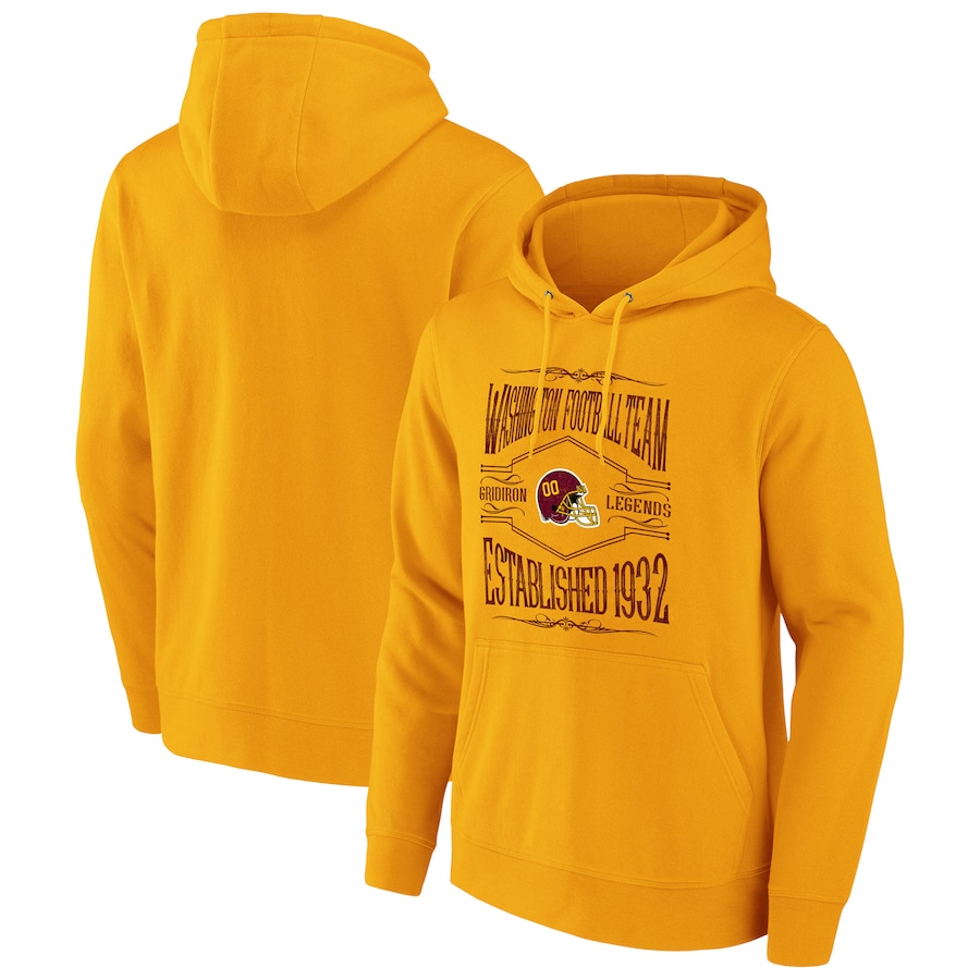 Washington Football Team NFL x Darius Rucker Collection by USASportsStoreGold 2-Hit Pullover Hoodie - Man Washington Football Team NFL x Darius Rucker Collection by USASportsStoreGold 2-Hit Pullover Hoodie - Man