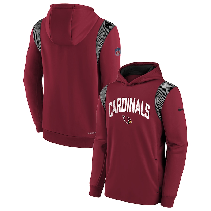 Arizona Cardinals Football Cardinal Sideline Fleece Performance Pullover Hoodie - Youth Boys Arizona Cardinals Football Cardinal Sideline Fleece Performance Pullover Hoodie - Youth Boys