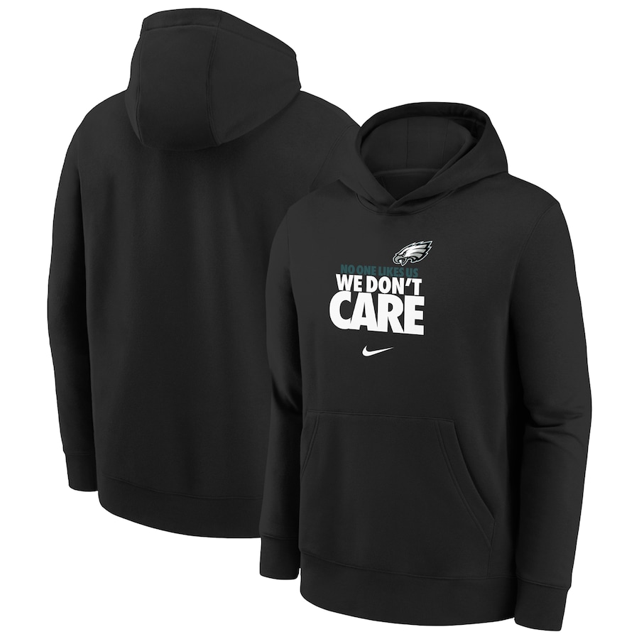 Philadelphia Eagles Football Black Hometown Collection Pullover Hoodie - Youth Boys