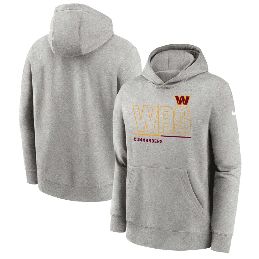 Washington Commanders Football Burgundy City Code Pullover Hoodie - Youth Boys